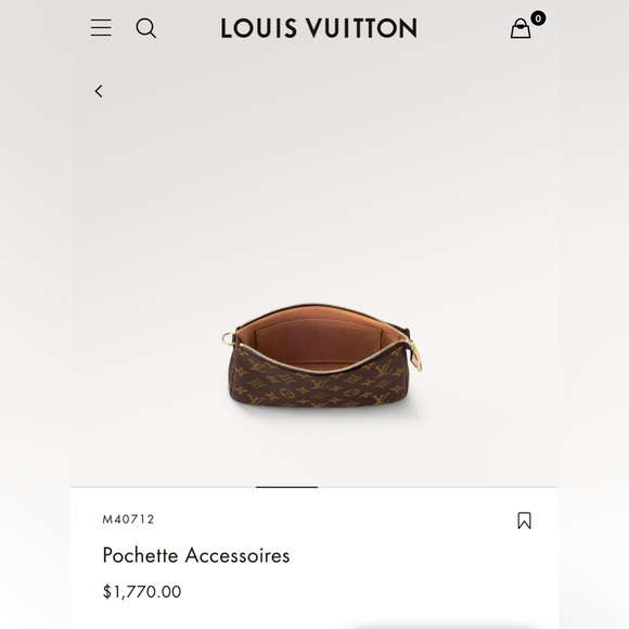 Louis Vuitton Pochette Accessoires- Made in France - Picture 3 of 13